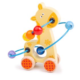 Bigjigs Labyrinthe bébé girafe sur roues, Bigjigs Toys