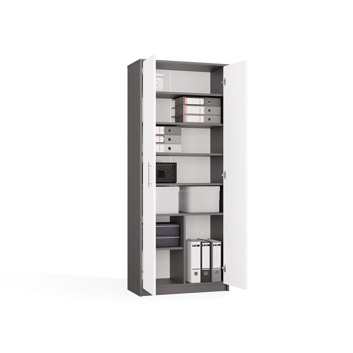 Étagère Oliv 2D ANTHRACITE BLANC