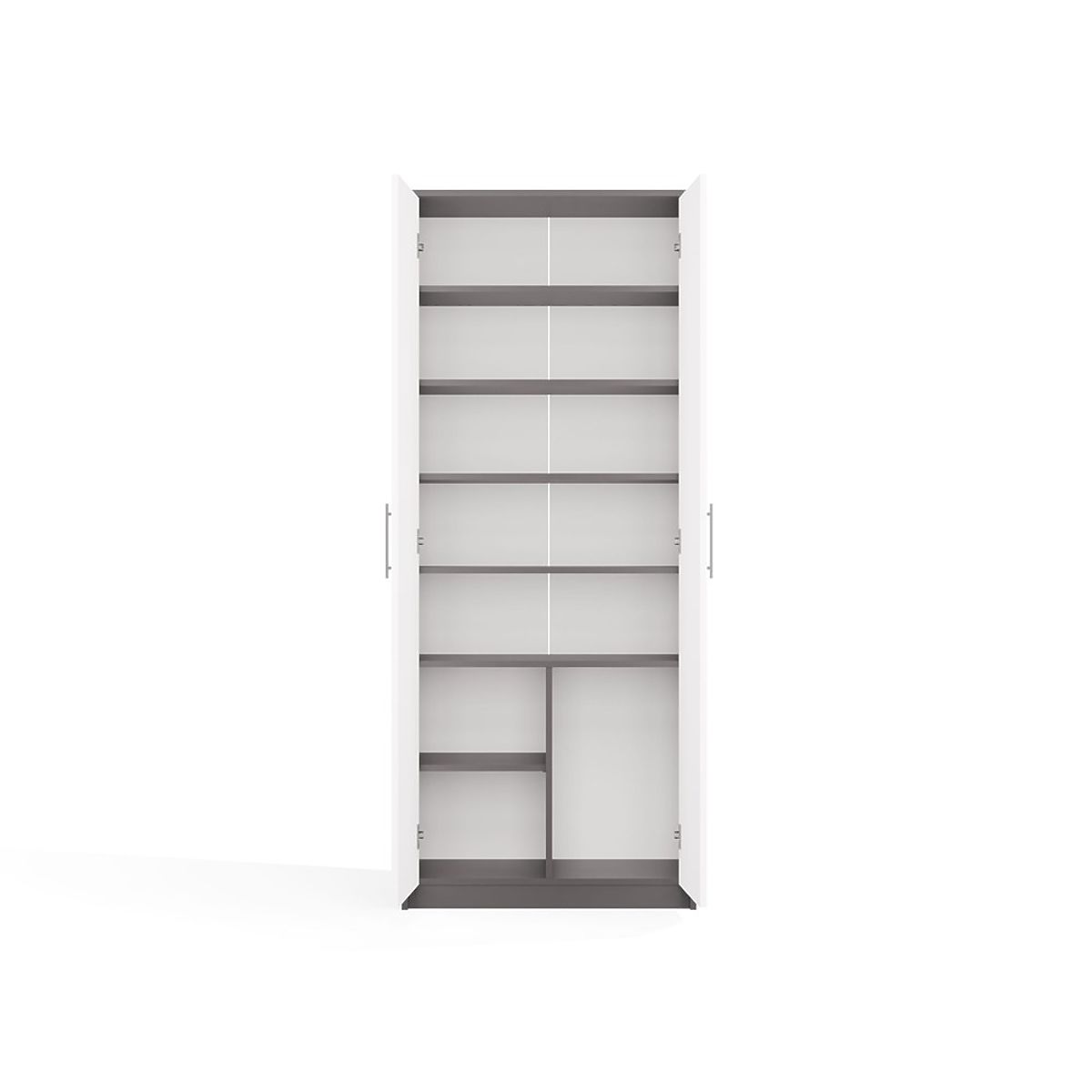 Étagère Oliv 2D ANTHRACITE BLANC