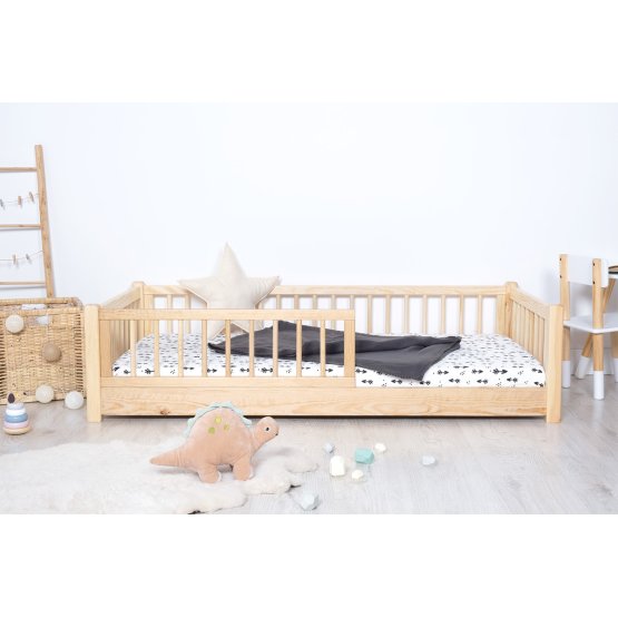 Lit bas enfant Montessori Ourbaby - naturel