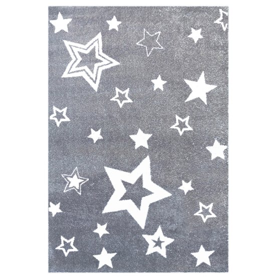 Pour enfants tapis STARLIGHT gris / blanc