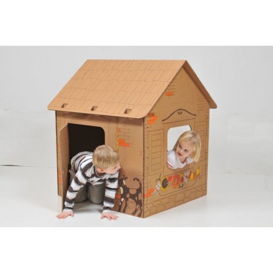 Pour enfants de carton maison de poupée