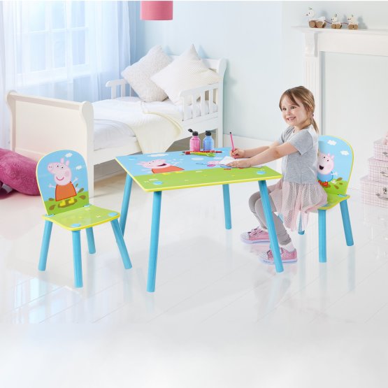 Table enfant et chaises Peppa Pig