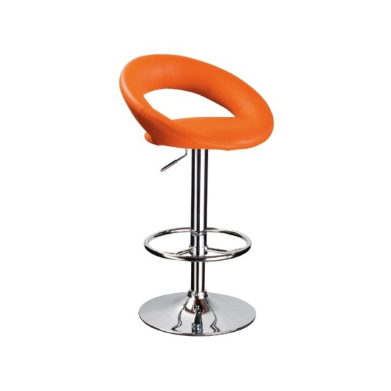 Tabouret de bar chaise ENZO II orange