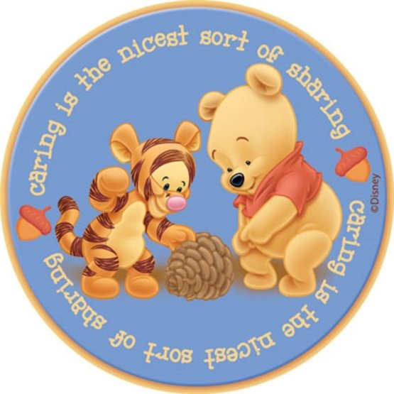 Pour enfants tapis Ours en peluche Winnie l’ourson BABY 407 dimension 140x140