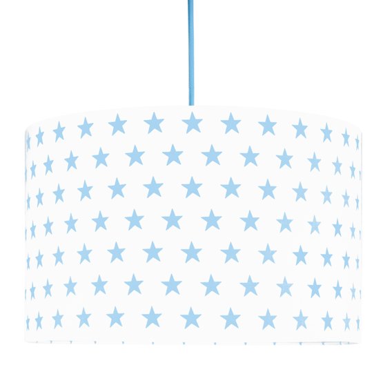 Textile pendante lampe Étoiles - bleu