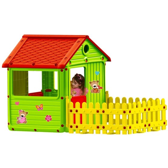 Pour enfants jardin maison de poupée avec terrasse