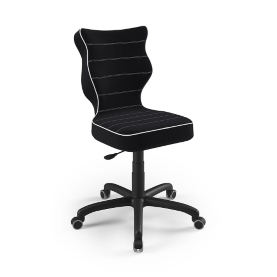 Chaise de bureau ergonomique ajustée à une hauteur de 146-176,5 cm - noir