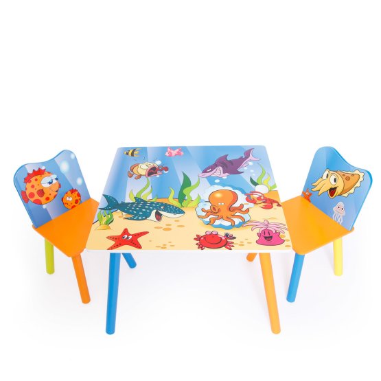 Pour enfants tableau avec chaises Sea