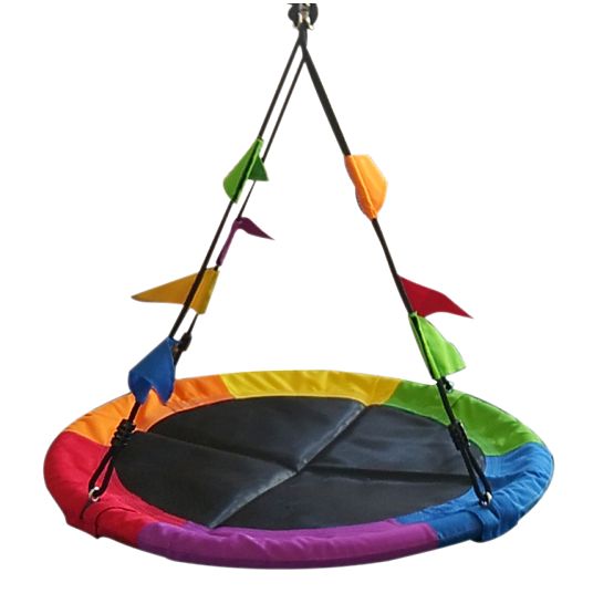 2Kids Toys Balançoire Nid de Cigogne avec Drapeaux Colorés