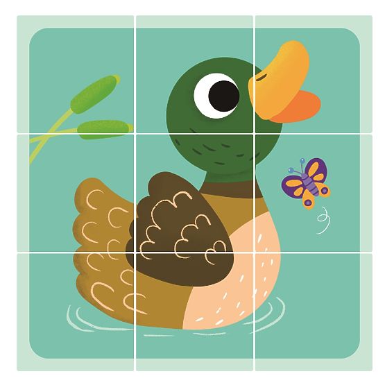 2Kids Toys Blocs en Bois Ferme