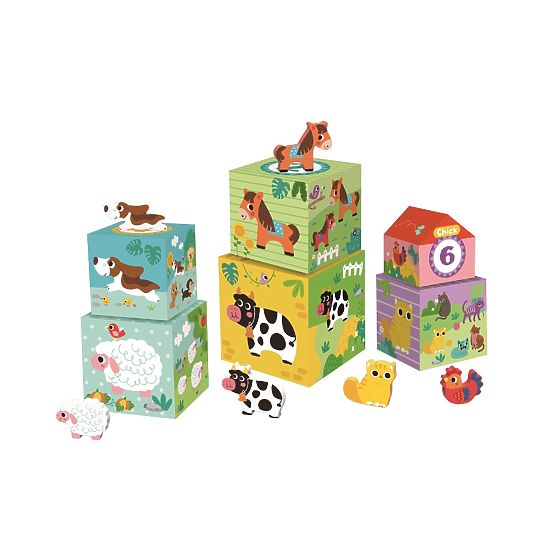 2Kids Toys Cubes avec Animaux de la Ferme