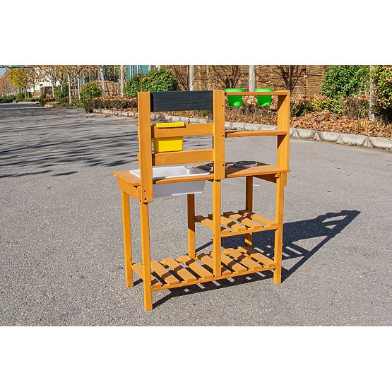 2Kids Toys Cuisine de jardin en bois avec évier