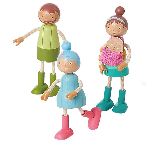 2Kids Toys Ensemble de meubles avec famille 5 en 1