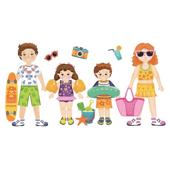 2Kids Toys Habillage Magnétique Famille