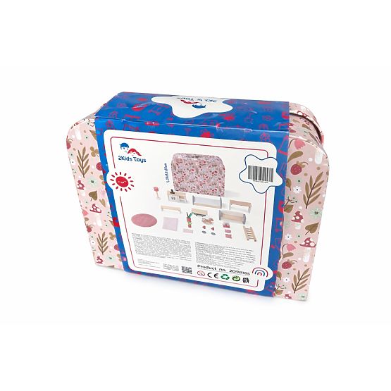 2Kids Toys Maison de poupée en valise Cuisine