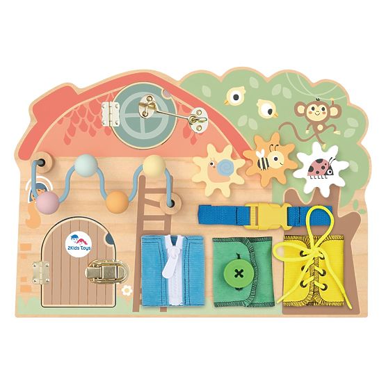 2Kids Toys Tableau d'activités Maison avec animaux