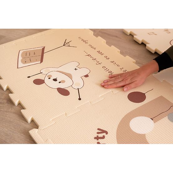 2Kids Toys Tapis de jeu Fête des animaux 9 pièces