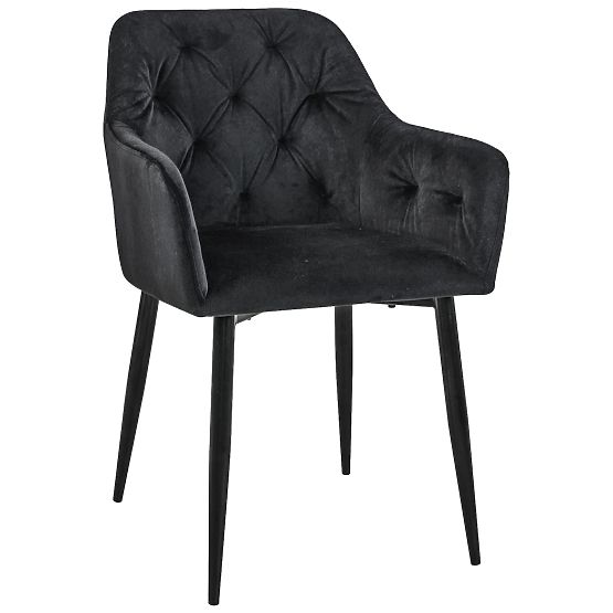 2x CHAISE SJ.030 - NOIRE