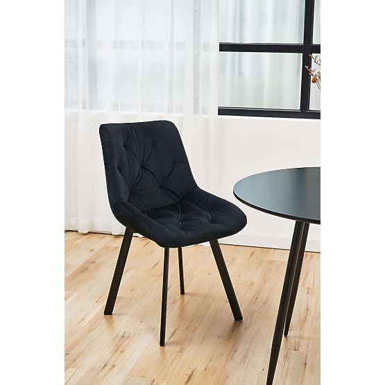 2x CHAISES SJ.33 NOIRES