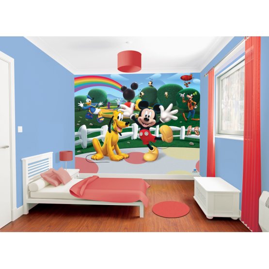 Papier peint 3D - La Maison de Mickey