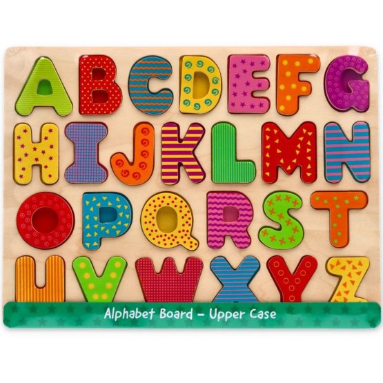 Alphabet puzzle en bois - lettres majuscules