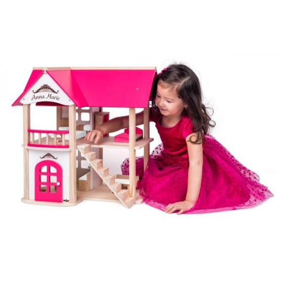 Maison de poupée Anna-Marie avec mobilier