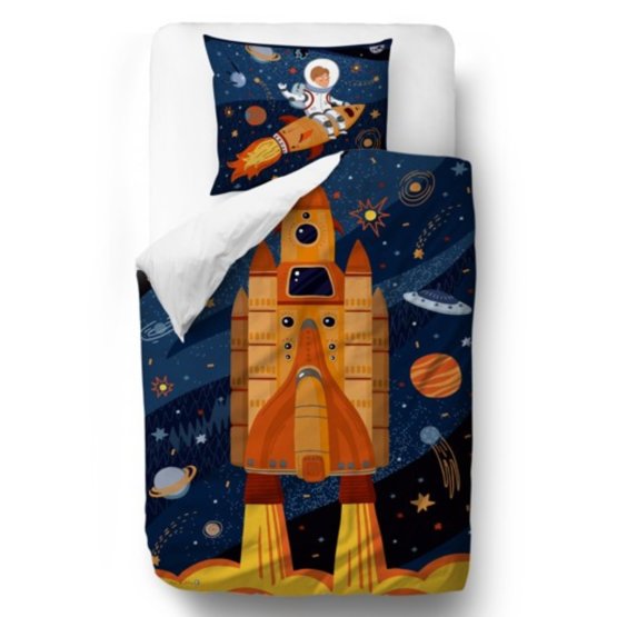 Monsieur. Little Fox Bedding Shuttle - couverture 100 x 130 cm oreiller: 60 x 40 cm