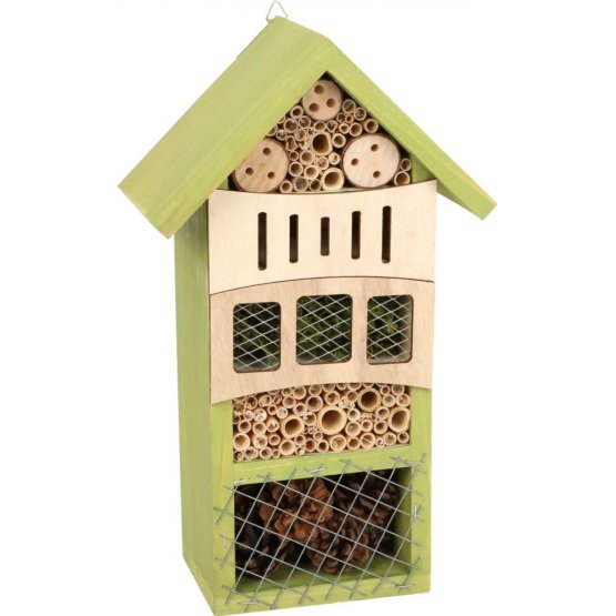 Maison d'insectes en bois