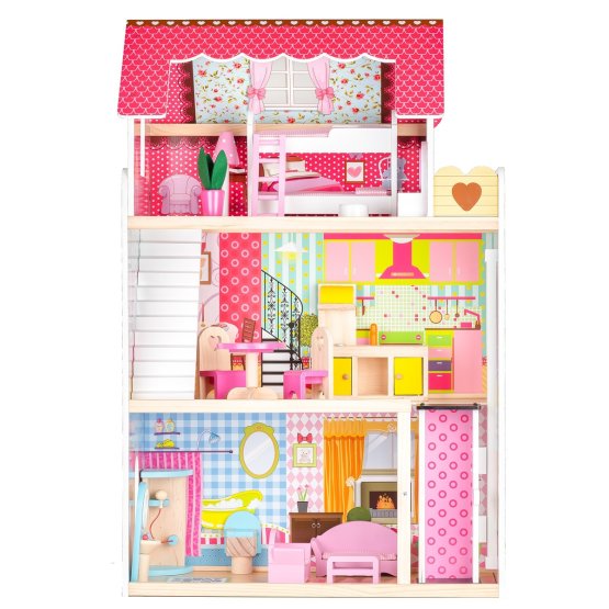 Maison en bois pour poupées Ruby