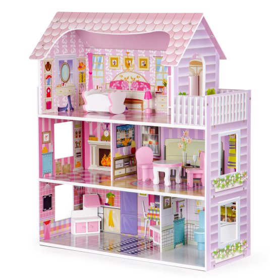 Maison en bois pour poupées Charlotte