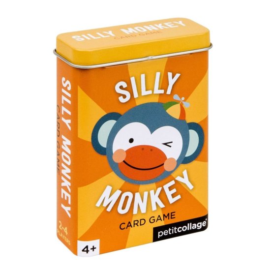 Petit Collage Cartes dans un bocal silly monkey