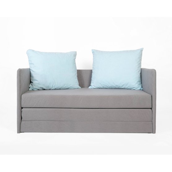 Canapé-lit Jack - gris foncé / bleu clair