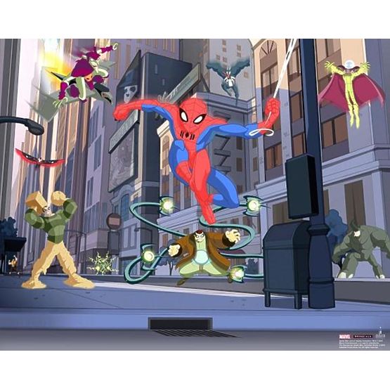 Papier peint 3D SPIDERMAN SPECTACULAIRE