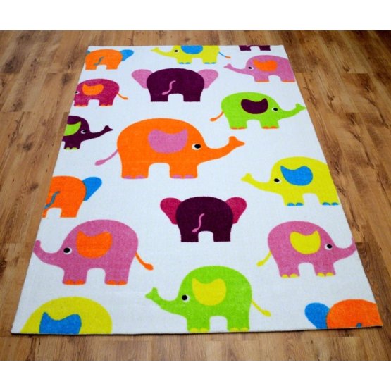 Pour enfants tapis vache éléphant