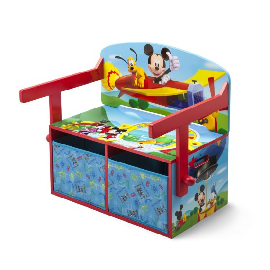 Bébé banc avec stockage espace « La souris » Mickey