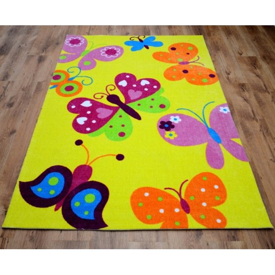 Pour enfants tapis été jaune