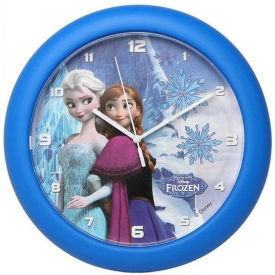 d`enfants fixé au mur Horloges Frozen