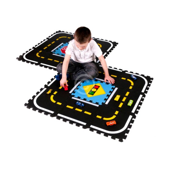 Pour enfants tapis puzzle montagnes russes