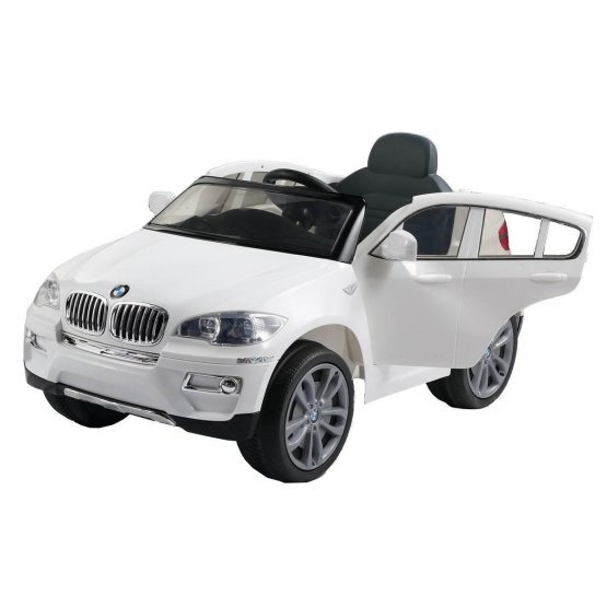 d`enfants électrique espace rover BMW X6 blancs