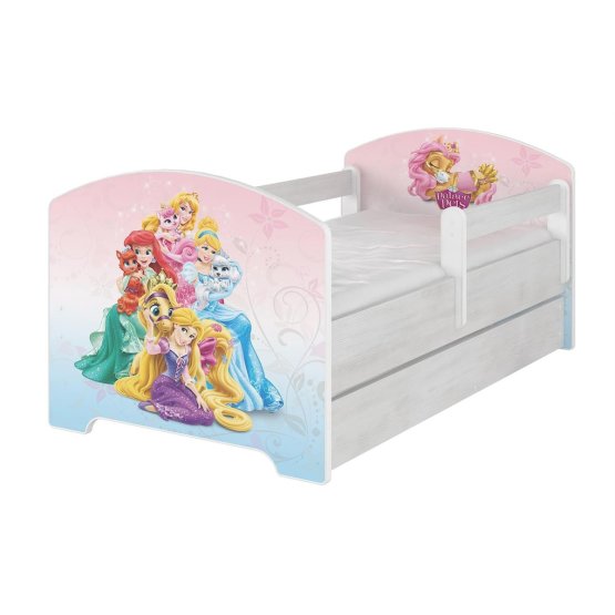 Lit enfant avec barrière - Palace Pets - décor pin norvégien