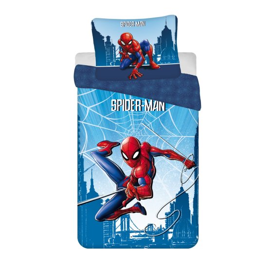 Parure de lit Spiderman 140 x 200 cm + 70 x 90 cm