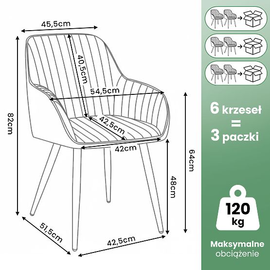 6x Chaise en Velours Capitonnée avec Surpiqûres Vert Bouteille FLORENCE Pieds Noirs
