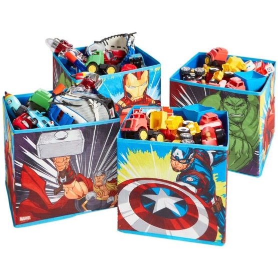 Quatre boîtes de rangement - Avengers