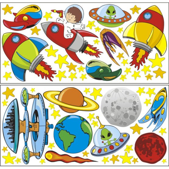 Stickers muraux Univers