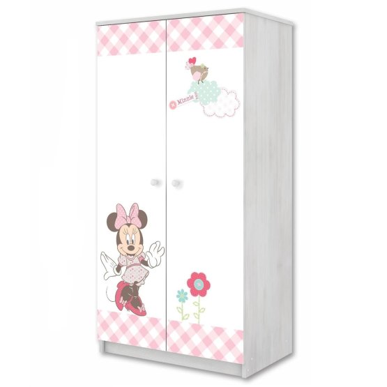 Armoire Minnie Mouse - décor pin norvégien