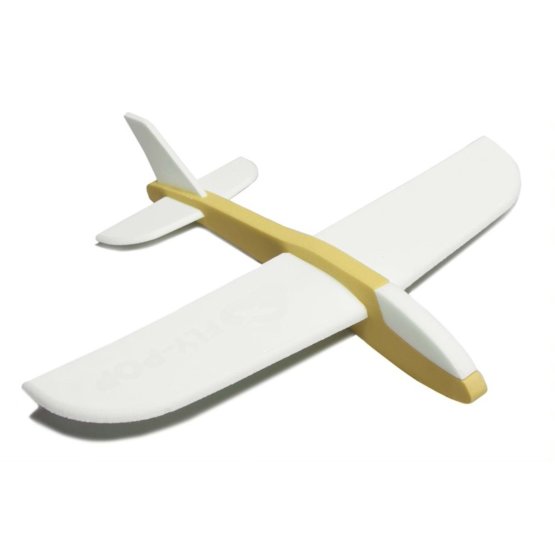 Avion lanceur FLY-POP - jaune