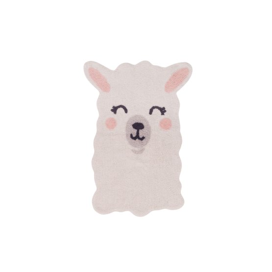 Tapis en coton pour enfants - Smile Like a Llama