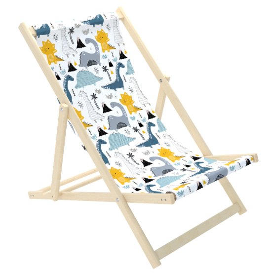 Chaise de plage pour enfants Dinosaures