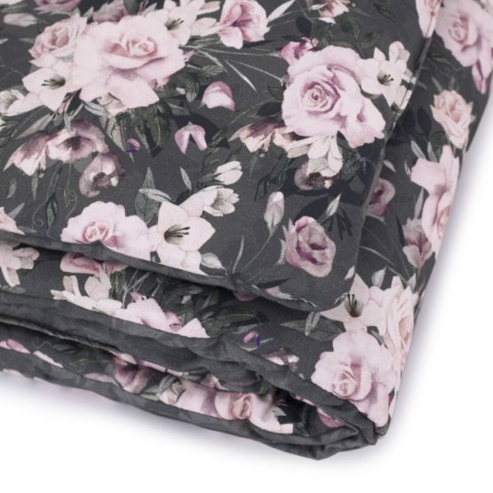 Linge de lit avec rembourrage Fleurs de nuit